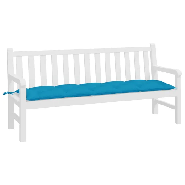 Light blue bench discount cushion