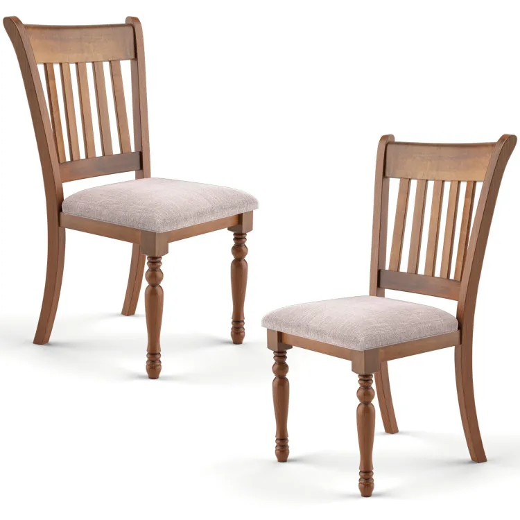 Padded oak dining chairs hot sale